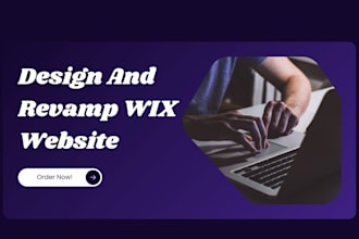 design and revamp wix website
