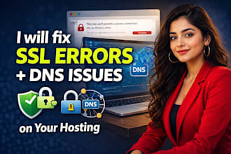 fix SSL errors and dns issues on your hosting