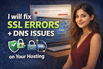 fix SSL errors and dns issues on your hosting
