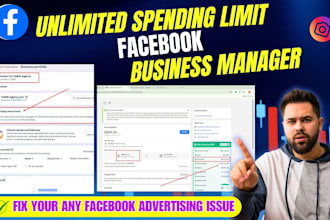 create unlimited spending limit facebook business manager and ads account
