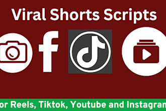 write scripts for instagram, youtube shorts and tiktok reels