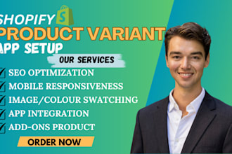 set up shopify product variants with globo avis bss optis  swatchking options