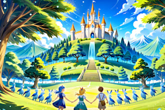 design professional images with ai for childrens stories