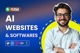 develop an ai website ai saas platform ai chatbot or custom ai software for you