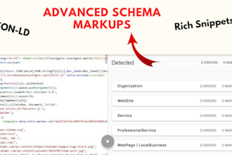 setup website schema markup, structured data and rich snippet