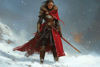 draw fantasy dnd art, monster character, game art design