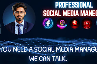 be your social media marketing manager and personal online assistant