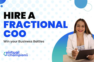 be your fractional coo to optimize operations and scale your business