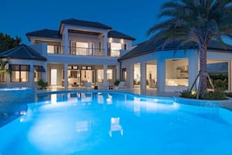 design swimming pool, garden, backyard, terrace, patio and render image