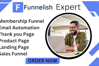 clone funnelish landing page systeme io wix marketing funnels web design