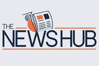 do news hub logo design