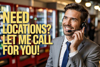 cold calling for vending machines, vending machine and atm machine locations