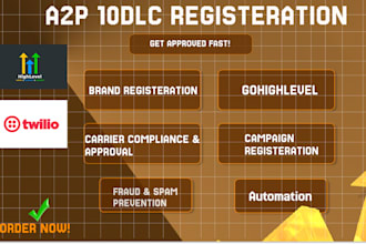 setup a2p 10dlc registration on gohighlevel, twilio a2p 10dlc