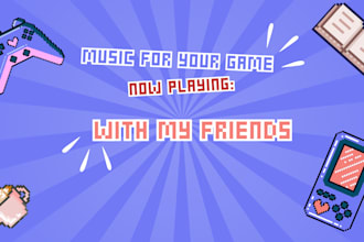 compose relaxing lofi or chill background music for your game or project