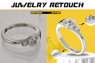 do best high quality professional jewelry retouch and recolor