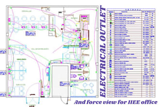 do electrical lighting plan, perform load calculations, a singleline diagram sld