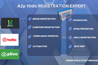 setup gohighlevel a2p 10dlc registration,twilio, ringcentral