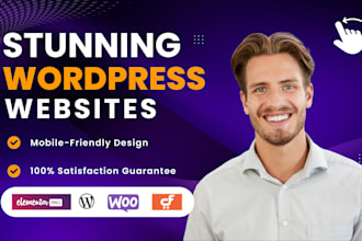design an ai powered wordpress website with SEO and mobile friendly