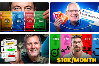 design youtube thumbnail for finance, crypto and business