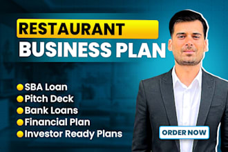 write restaurant business plan, food truck, coffee shop or bakery business plan