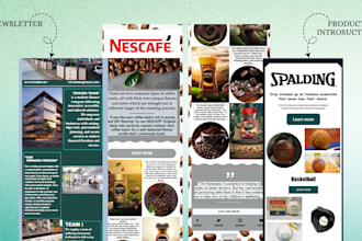 design email template ,create campaigns and sign up form