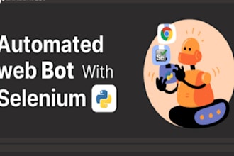 make a bot for website android app automation using selenium and appium python