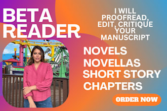 beta read critique your fiction, non fiction, novel, manuscript