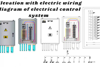 create detailed electrical schematics, control wiring diagrams, and panel layout