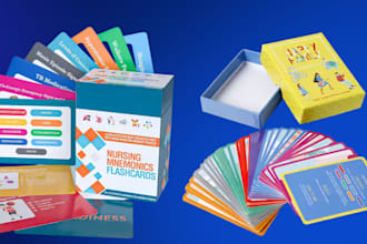illustrate playing card game flash card game design board game tabletop design