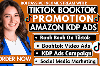 viral book promotion, booktok video, KDP ads book ads tiktok booktok promotion