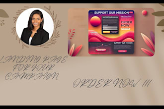 build design a squeeze page, sales page, landing page for crowdfunding campaign
