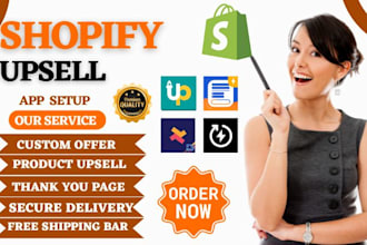 setup shopify upsell releasit reconvert selleasy upcart easysell essential