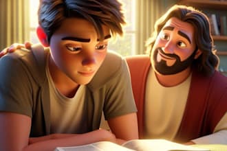 create ai generated bible stories with stunning visuals