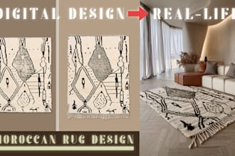 create fast and unique rug and carpet design
