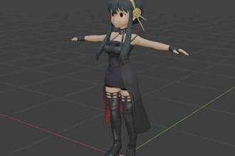 do 3d game model, roblox 3d model, low poly 3d model, humanoid model