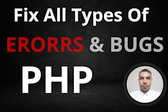 fix PHP issues and errors on your website or project