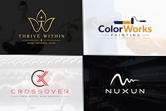 create modern minimalist luxury business logo design and complete brand identity
