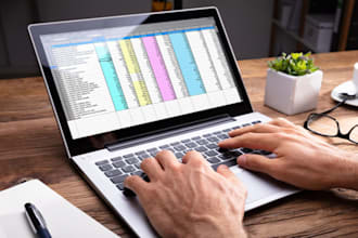 do excel data entry, copy paste, convert PDF, web research
