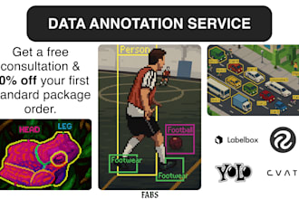perform image annotation and data labeling for ai models
