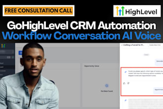 gohighlevel CRM automation specialist workflow conversation ai voice ai triggers