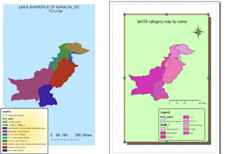 create professional gis maps, digitization, spatial analysis