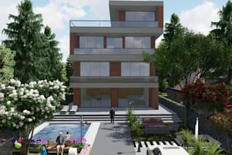 create 3d building plan virtual building 3d interior and exterior model 3d floor