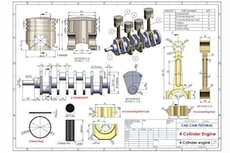do mechanical drawing 2d cad 3d cad models, dwg files solidworks, creo, autocad