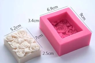 design 3d cad model silicone mold  for soap, cake, jelly, resin and chocolate
