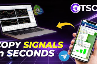 do copy trading bot, telegram copier, trade copier, signal copier to mt4, mt5