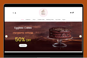 design pastries shopify store cookies store bakery website pastries website