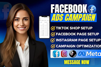 boost facebook ads campaign, instagram setup, meta ads and google ads