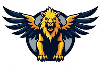 design awesome griffin logo with free vector file
