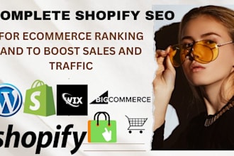 do complete shopify etsy wix amazon squarespace  wordpress SEO to boost sales