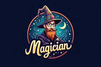 design high quality magician logo with express delivery